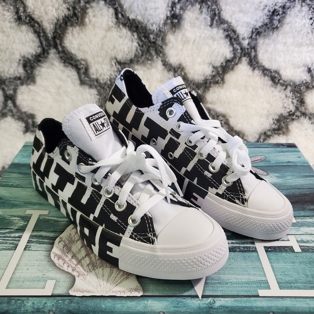 Converse Women Black White
